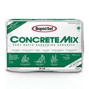 Rapid Set Concrete Mix 27.2kg bag of high early strength concrete